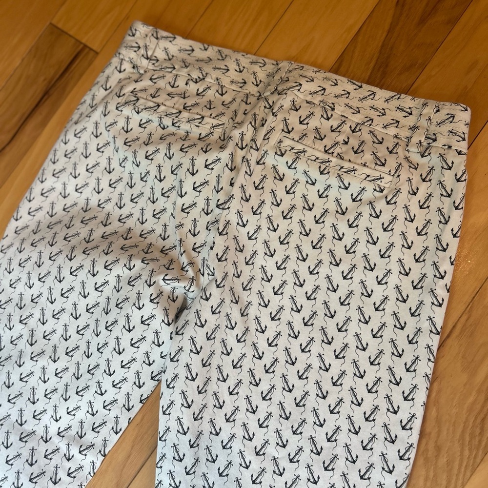 J. Crew White and Black Cropped Ankle Women’s Pants - Picture 7 of 12